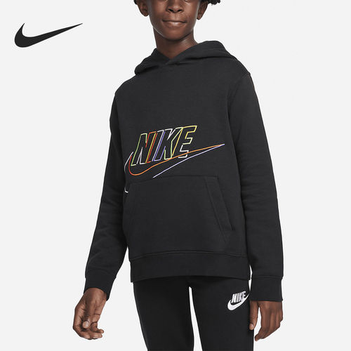 Nike/耐克正品字母Logo印花连帽卫衣新款连帽卫衣DX5087-010