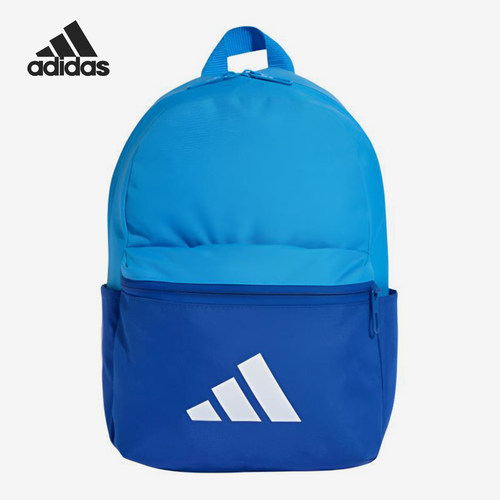 Adidas/阿迪达斯正品2026新款儿童经典简约运动拼接双肩包KE0412