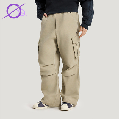 Adidas/阿迪达斯正品三叶草男士耐穿潮流大口袋梭织运动裤KR5044