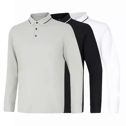 Lining/李宁正品男子长袖POLO衫