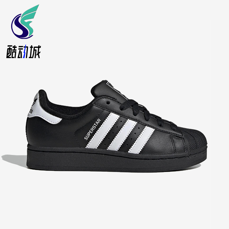 Adidas/阿迪达斯正品三叶草女士厚底复古经典低帮运动板鞋JH9977