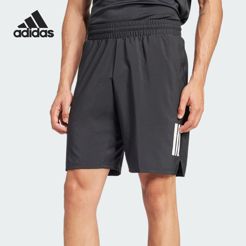 Adidas/阿迪达斯正品夏季男士休闲宽松网球运动训练短裤JG3589