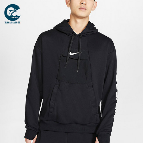 Nike/耐克正品Logo套头连帽卫衣新款男经典连帽卫衣CJ2492-010