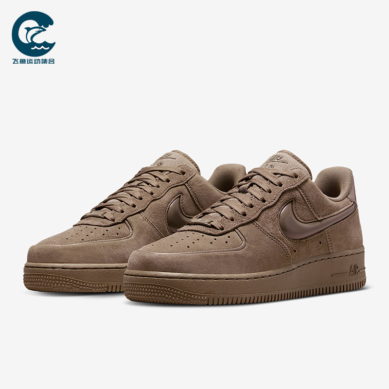 Nike/耐克正品Air Force 1女士耐磨复古运动系带休闲鞋HV4406-200