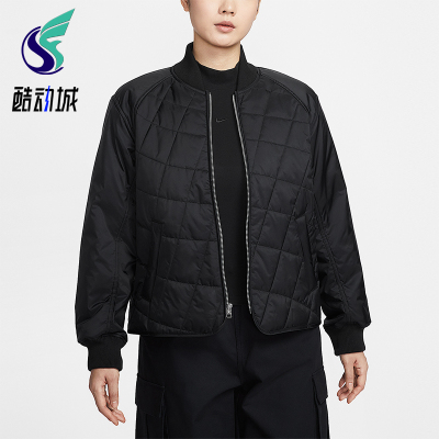 Nike/耐克正品2026春季款女士日常立领保暖休闲棉服IF0343-010