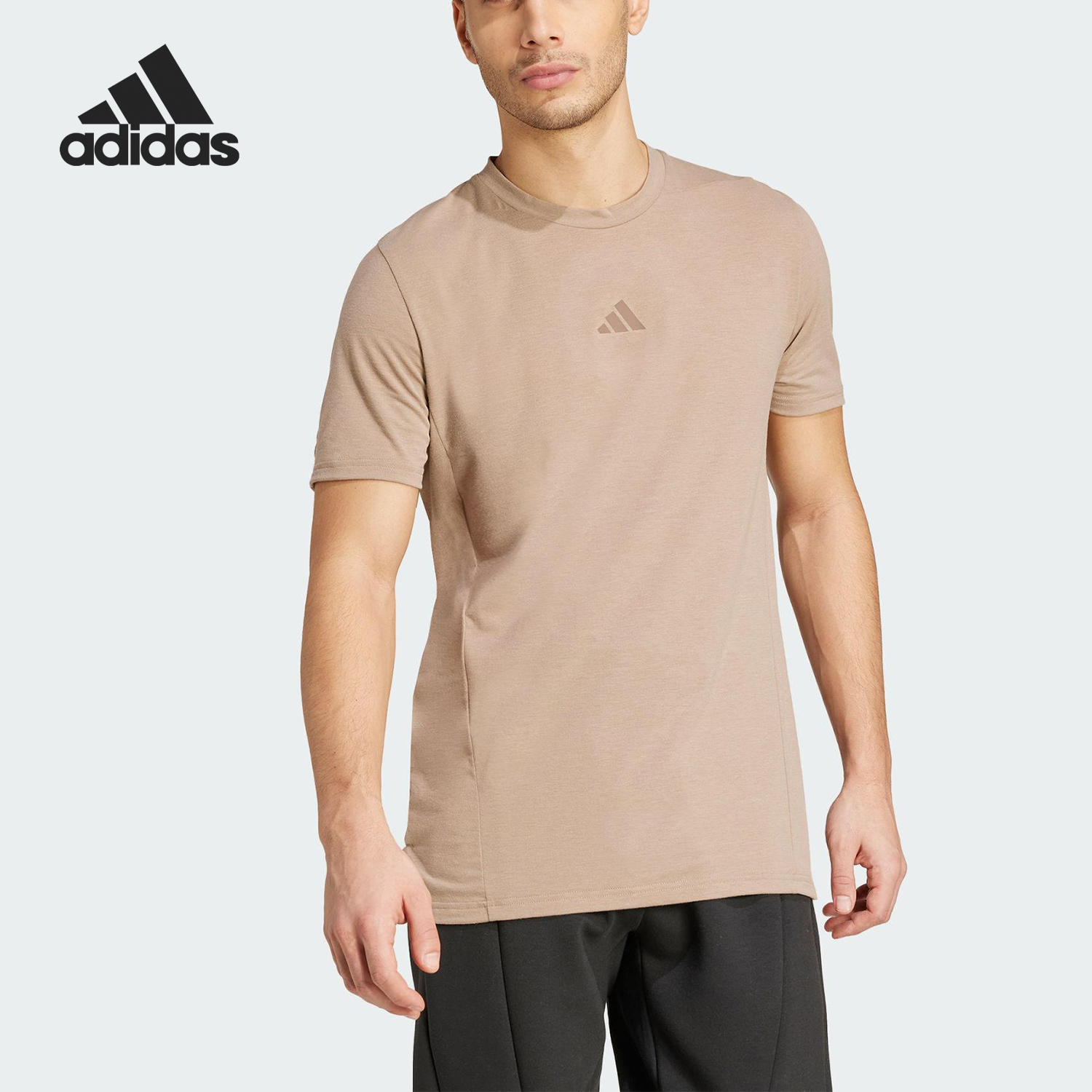 Adidas/阿迪达斯正品D4T TEE男士修身运动健身透气短袖JX1169