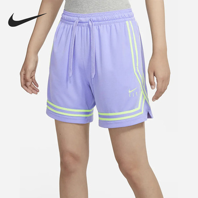 Nike/耐克正品女子舒适针织系带透气运动休闲短裤 DH7326-569