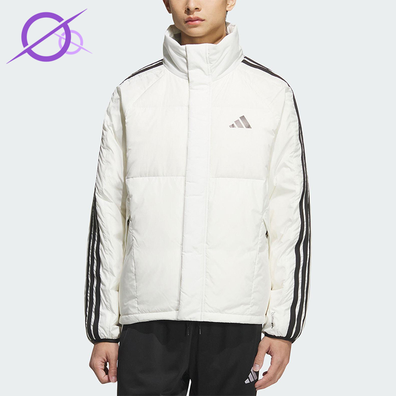 Adidas/阿迪达斯正品2025冬季款男士运动保暖立领羽绒服KC2489