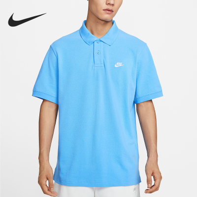Nike/耐克正品2025夏季款男士运动翻领透气宽松T恤FN3895-412