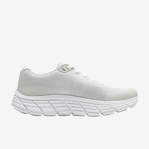 Skechers斯凯奇正品MAX FLEX男款透气轻盈缓震跑步鞋221241-WHT