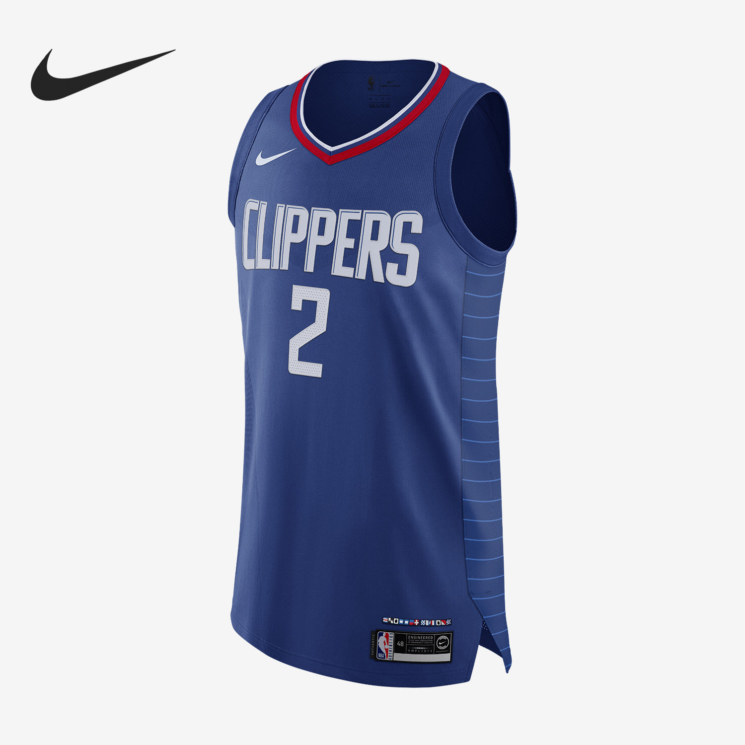 Nike/耐克正品伦纳德快船队NBA2号AU男子运动球衣AV2655-400