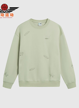 Puma/彪马正品运动男士宽松针织时尚休闲卫衣套头卫衣631070-33