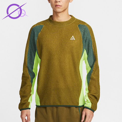 Nike/耐克正品ACG Wolf Lichen男士时尚加绒复古卫衣IH1446-368