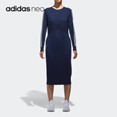 阿迪达斯正品 女子休闲舒适连衣裙 neo 新款 CV9062 当季 Adidas