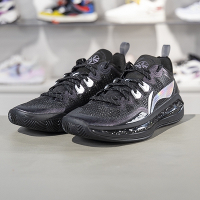 李宁正品利刃3 V2-黑曜石男子䨻丝稳定篮球专业比赛鞋ABAT057-19