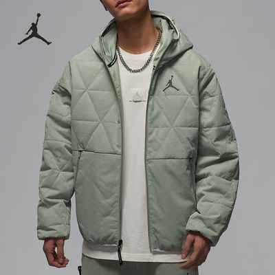 Nike/耐克正品JORDAN男士保暖宽松休闲轻薄棉服HV4870-377