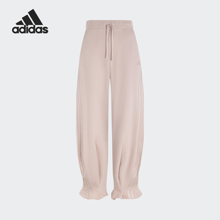 针织花苞裤 Adidas 女士休闲时尚 阿迪达斯正品 KC4001 2025新款