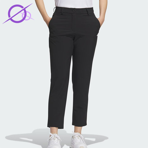 Adidas/阿迪达斯正品女休闲裤防风梭织经典九分裤舒适裤装JM7181