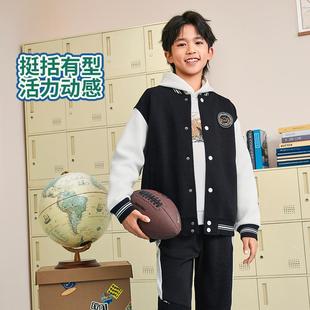 运动生活系列儿童防泼水挺括舒适宽松针织夹克YJDV039 李宁正品