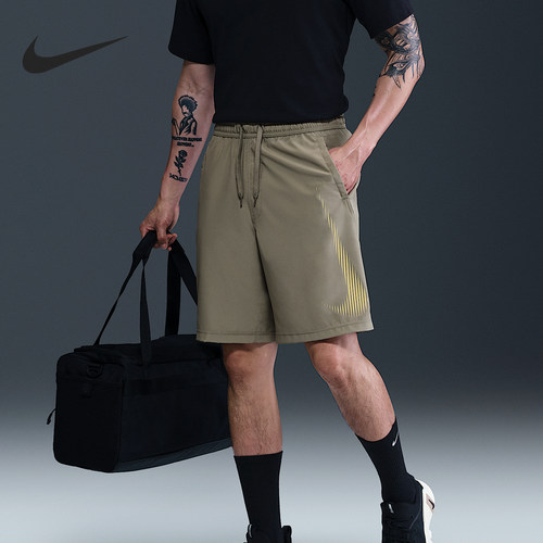 Nike/耐克正品2025夏季款男士梭织跑步经典运动短裤HJ4046-320