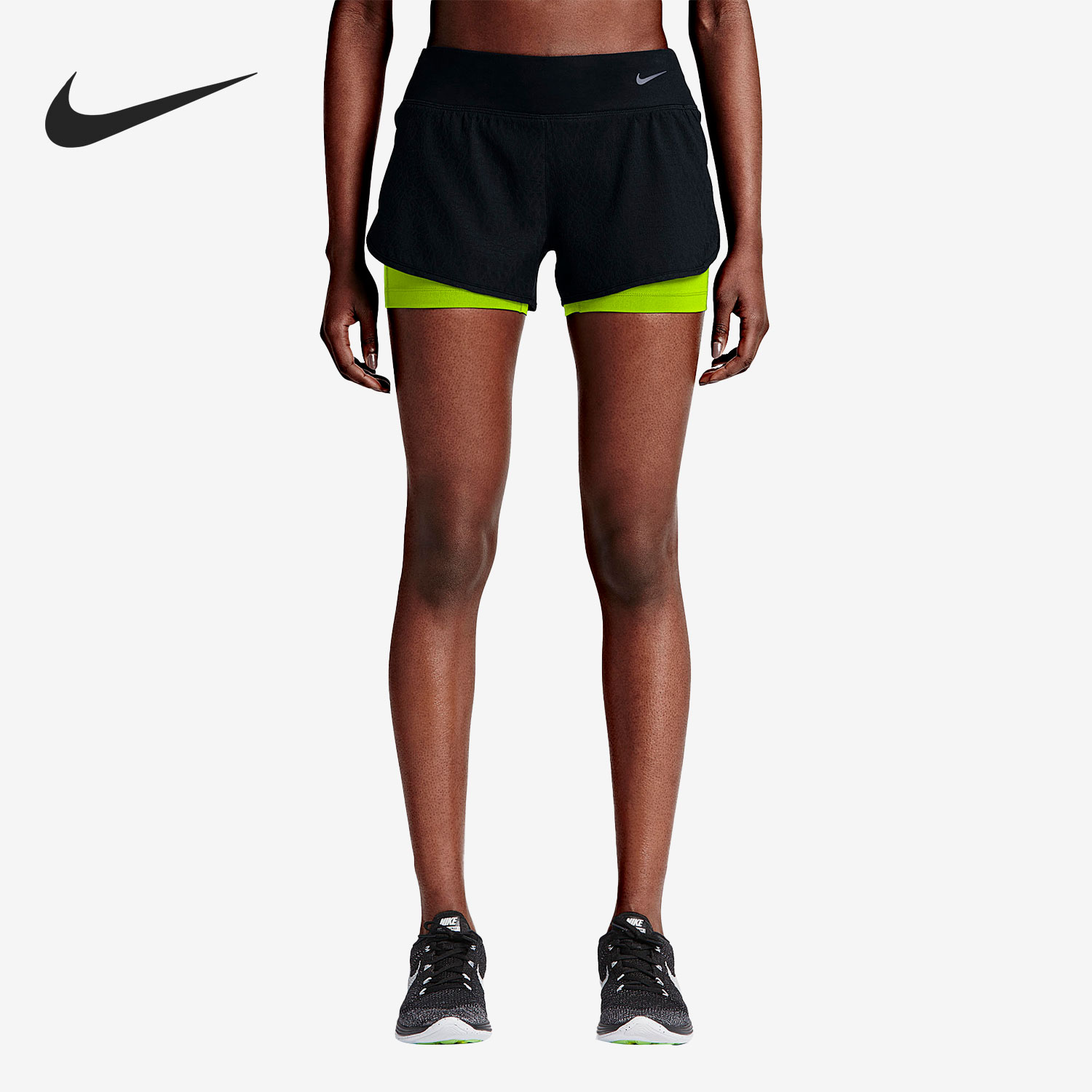 Nike/耐克正品女子夏季透气舒适跑步训练运动短裤 719758-011