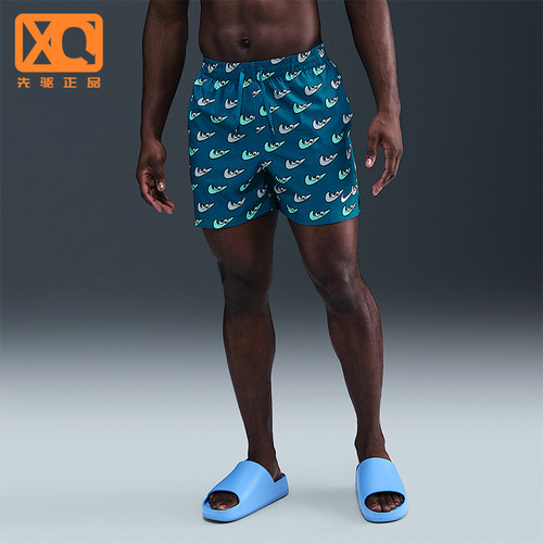 Nike/耐克正品男士运动时尚印花休闲透气松紧短裤HV7062-301