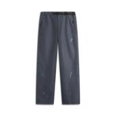 李宁正品 AKXU645 NINEPointNINE联名系列男子直筒反光舒适休闲长裤