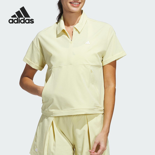 女士翻领运动高尔夫POLO衫 Adidas 款 夏季 JE7311 阿迪达斯正品