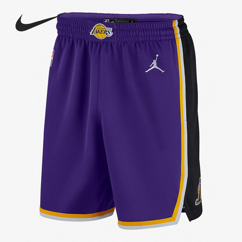 Nike/耐克正品赛季洛杉矶湖人队 JORDAN NBA 男子运动短裤 CV9564