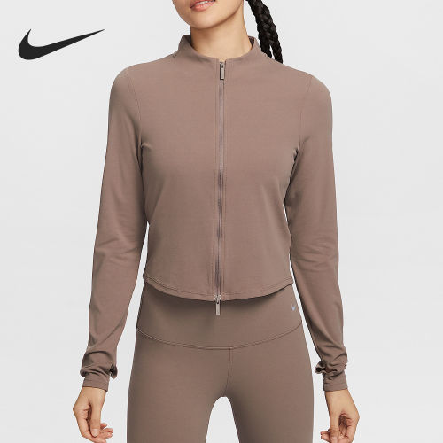 Nike/耐克正品Zenvy Dri-FIT女士透气瑜伽紧身外套FV7424-233