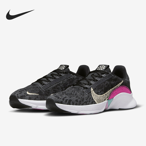 Nike/耐克正品SuperRep Go 3女士运动低帮缓震训练鞋FB7156-001