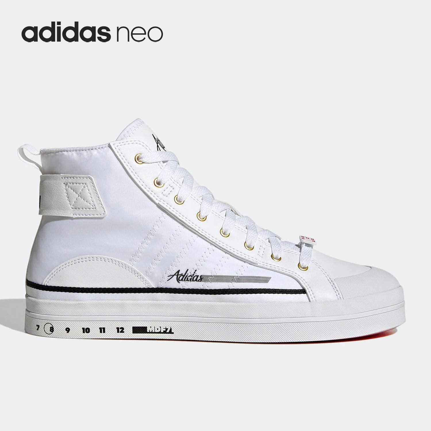 Adidas/阿迪达斯正品Neo City Canvas Hi男女运动板鞋HP9681