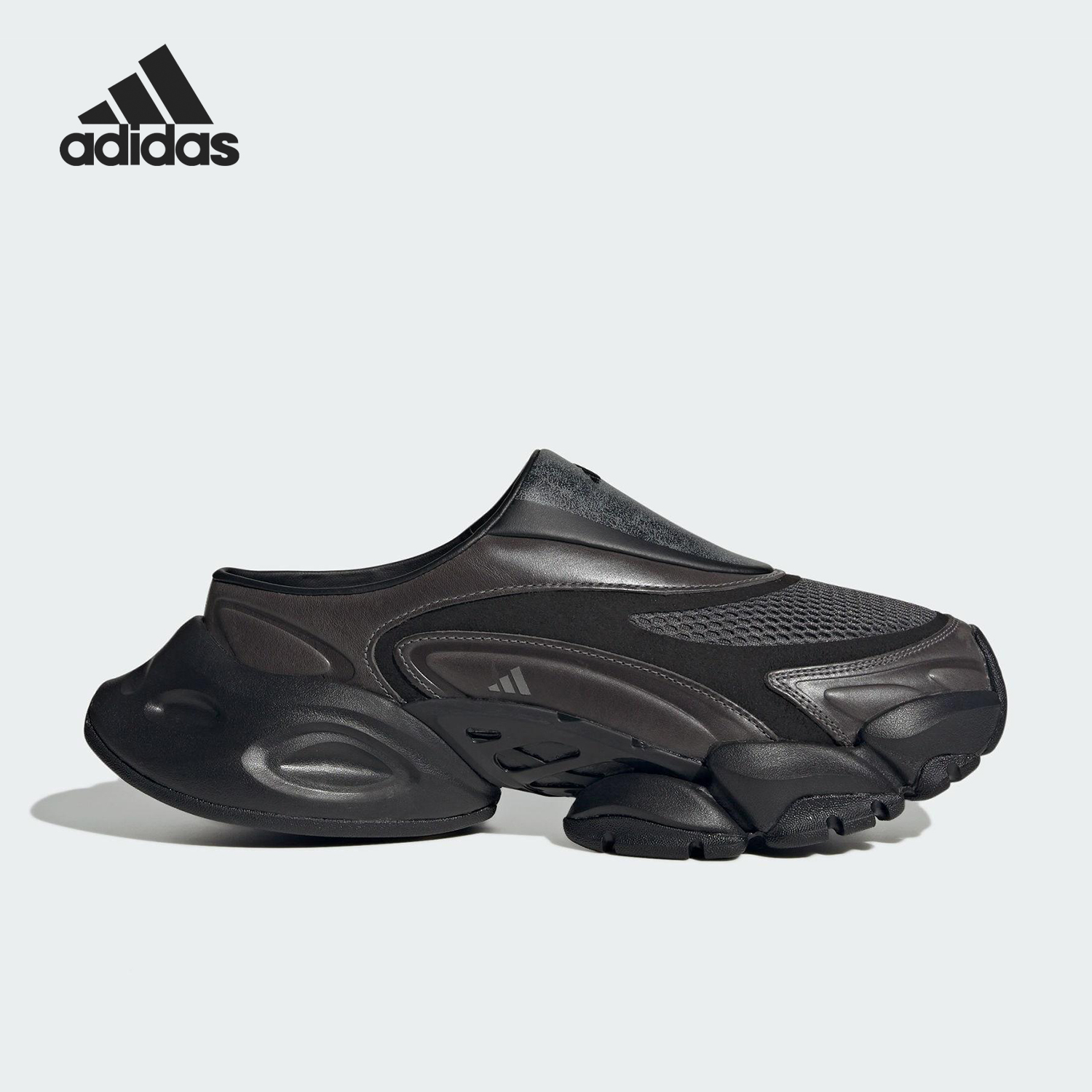 Adidas/阿迪达斯正品FOS XLG RUNNER男女经典休闲透气拖鞋JS4529