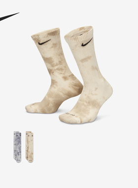 Nike/耐克正品Everyday Plus男女款中筒袜两双装FJ0747-908