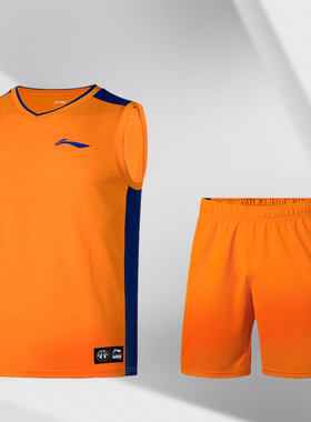 李宁正品运动套装男士新款篮球系列上衣裤子专业比赛AATP067