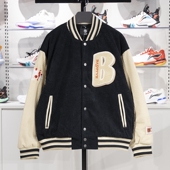 保暖舒适宽松休闲针织棉服AFMT015 李宁正品 反伍BADFIVE男子时尚