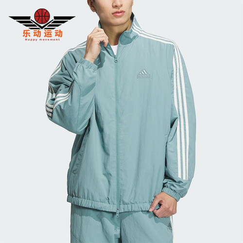 阿迪达斯男女同款时尚梭织外套