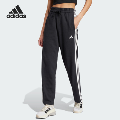 Adidas/阿迪达斯正品W 3S FT OH PT女士运动系带针织长裤JW7182
