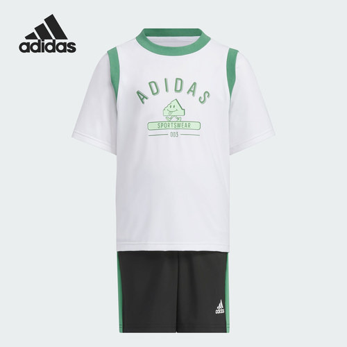 Adidas/阿迪达斯正品LK SPW TK SUIT小童防晒运动套装JI9780