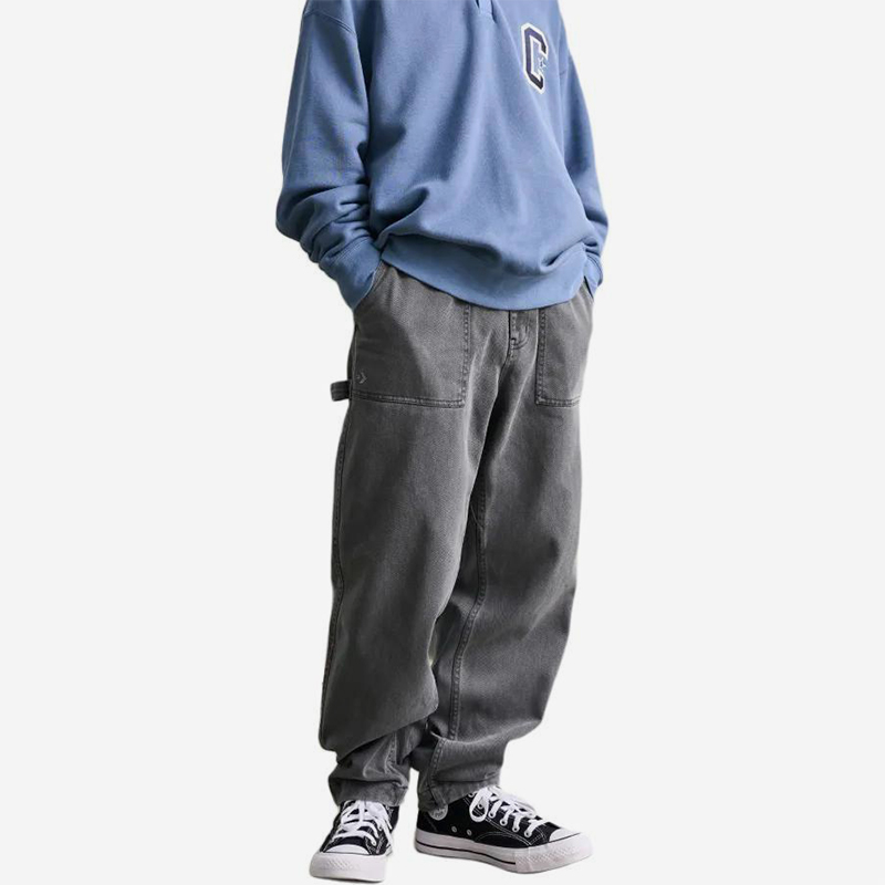 Converse/匡威正品春季新款男子梭织休闲牛仔长裤10028465-A02