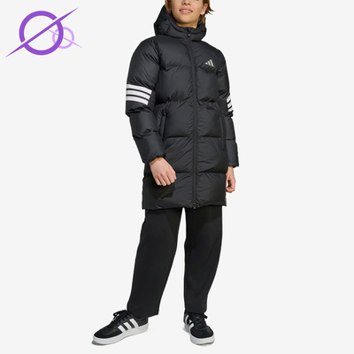 Adidas/阿迪达斯正品FutureIcons新款儿童经典黑白色棉服JW2478