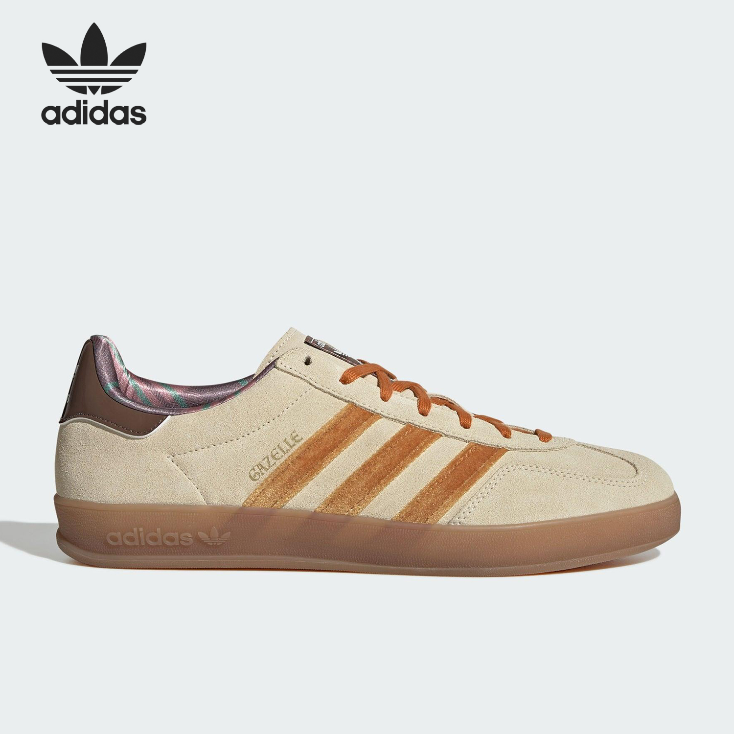 Adidas/阿迪达斯正品三叶草男女系带低帮耐磨日常休闲板鞋JR4502