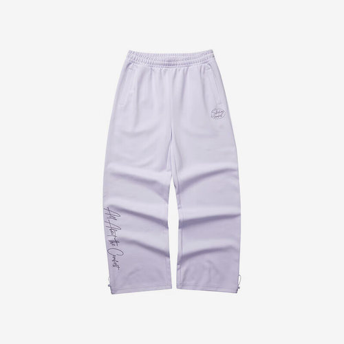 Skechers/斯凯奇正品新款女子简约时尚宽松针织两穿休闲长裤