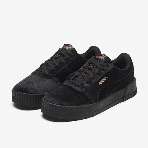 Puma/彪马正品女士天鹅绒休闲透气耐磨低帮板鞋375886-01