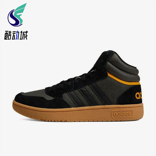 Adidas/阿迪达斯正品NEO男士系带中帮耐磨灯芯绒运动篮球鞋HP6903
