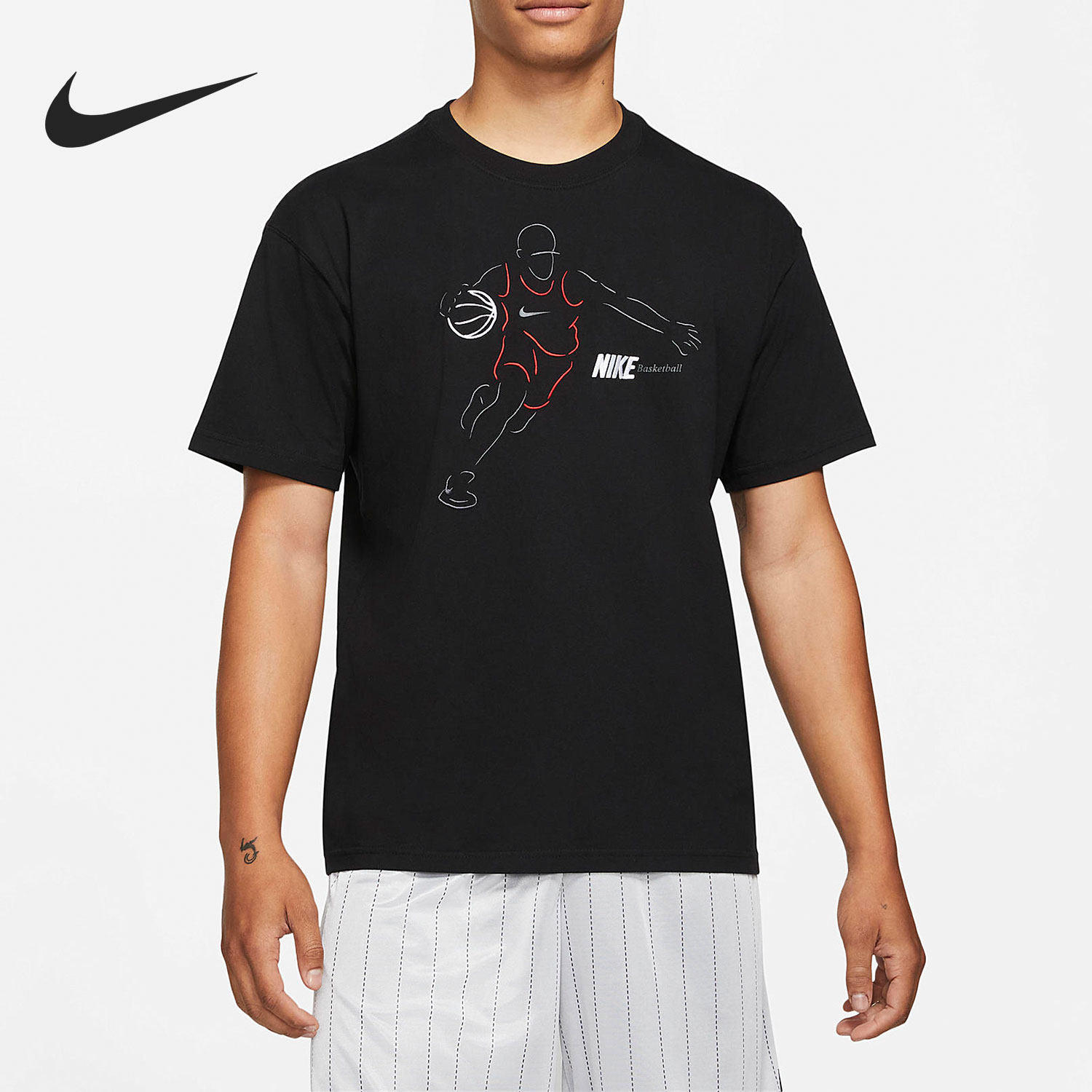 Nike/耐克正品当季新款男子篮球运动透气短袖T恤DJ1589-100,运动服/休闲服装,运动T恤,淘宝优惠券,粉丝福利购,淘宝优惠卷