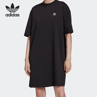 女子短袖 Adidas 新款 三叶草当季 连衣裙HC2052 阿迪达斯正品