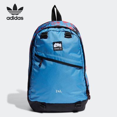 阿迪达斯正品三叶草当季新款男女复古经典运动双肩包 H22722