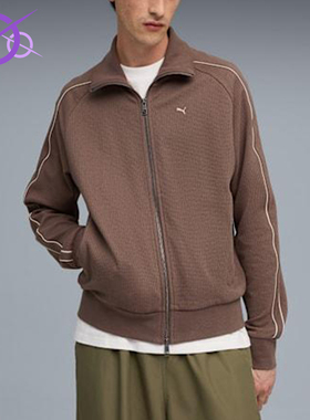 Puma/彪马正品2025秋季款男士翻领针织休闲日常运动外套632327-41