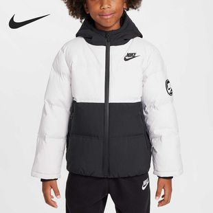 运动羽绒服HV7184 Nike 小童保暖连帽经典 新款 025 耐克正品
